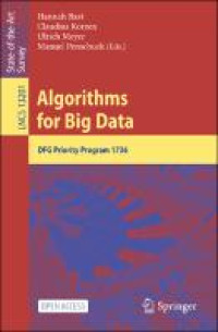 Algorithms for Big Data