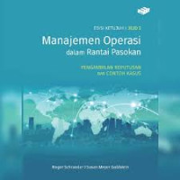 Manajemen Operasi Dalam Rantai Pasokan Jld. 1