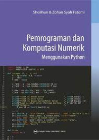 Pemrogaman dan komputasi numerik menggunakan python