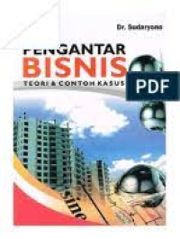 Pengantar bisnis teori & contoh kasus