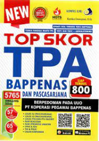 Top Skor : TPA BAPPENAS dan PascaSarjana